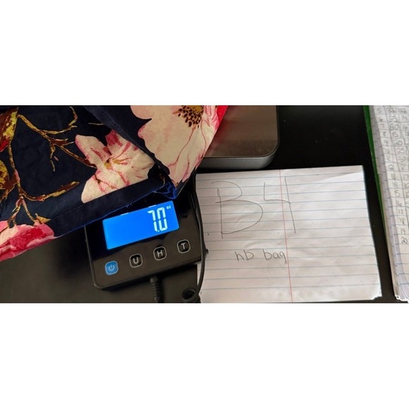 Navy Floral Sleeveless Fit Flare Dress Women's Size M Short Summer - Picture 13 of 13